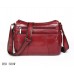 3078 MEIGARDASS Genuine Leather Crossbody bags for women Shoulder Bag Luxury handbags female Tote Purse Wallets Ladies Messenger Bags black  red