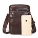 6005 Meigardass Men's Genuine Leather Cowhide Vintage Messenger Bag Shoulder Bag Crossbody Bag