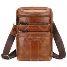 6051-2 Meigardass genuine leather shoulder bags for men crossbody handbags male cowhide scatch purse ipad holder