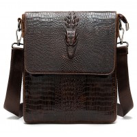 6165 Messenger Bag Men's Genuine Leather Shoulder Bag for Men Business Brirfcase Real leather Small Flap Male Cross body Bag Handbags